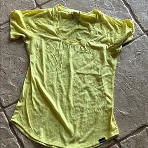 Patagonia Yellow Short Sleeve Women's Tee